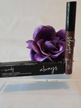 JAFRA Always Charmed Liquid Lip Stain - Discontinued Deep Mauve Shade - NWT